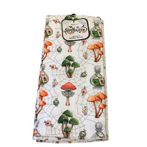 wyatt home Halloween Kitchen Towels Mushrooms Eyeballs Skulls Potion Bottles